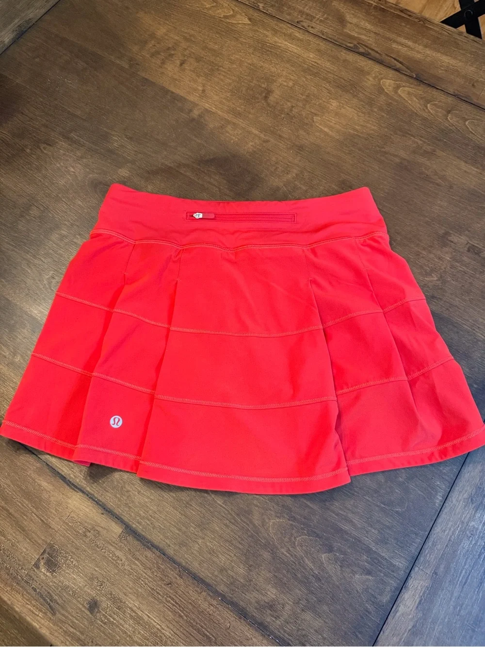 lululemon athletica Pace Rival Vibrant Coral Athletic Skort